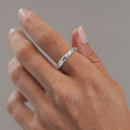 Bornholm Simple Ring, Silver plated