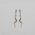 Ripple Lenk Earring i guldfarve