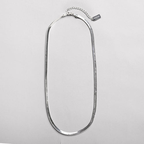 Classic Snake Chain i sølvfarve