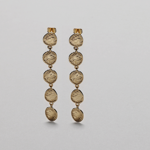 Bornholm Lenk Earring i guldfarve