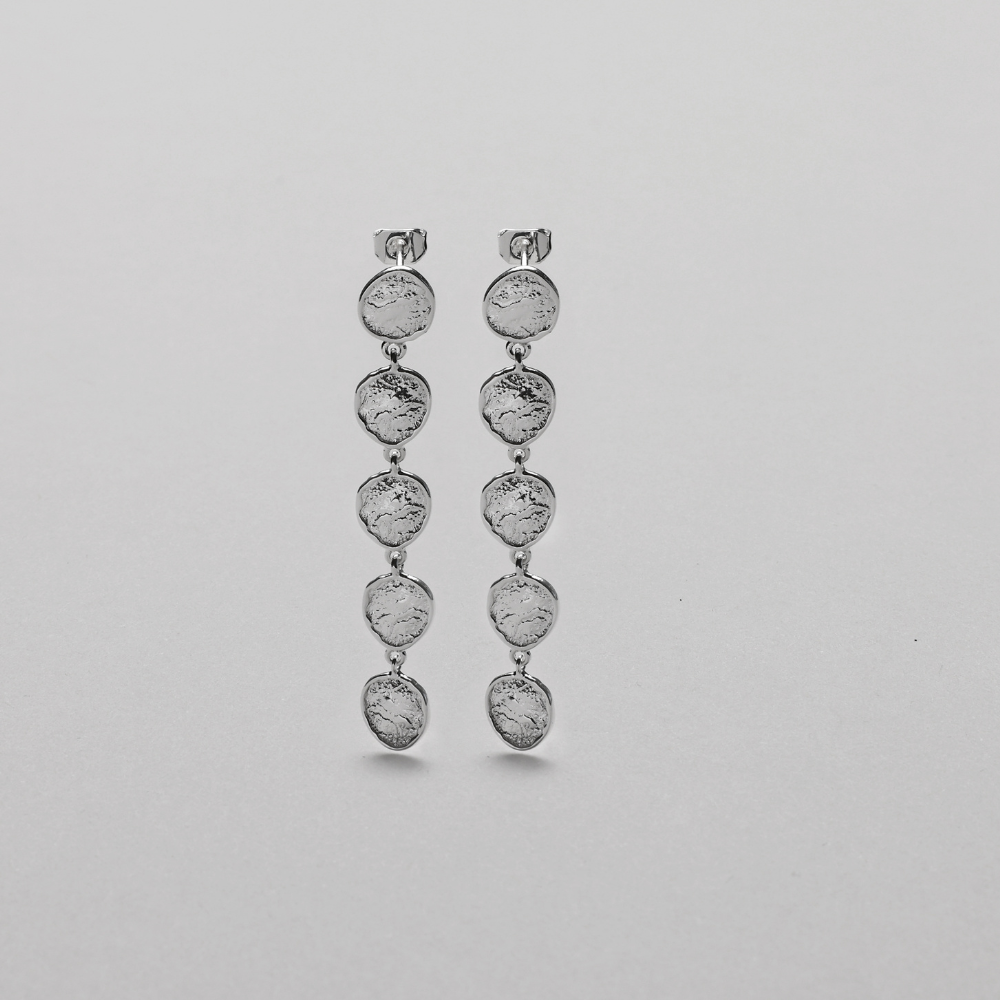 Bornholm Lenk Earring i sølvfarve