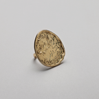 Bornholm Statement Ring i guldfarve