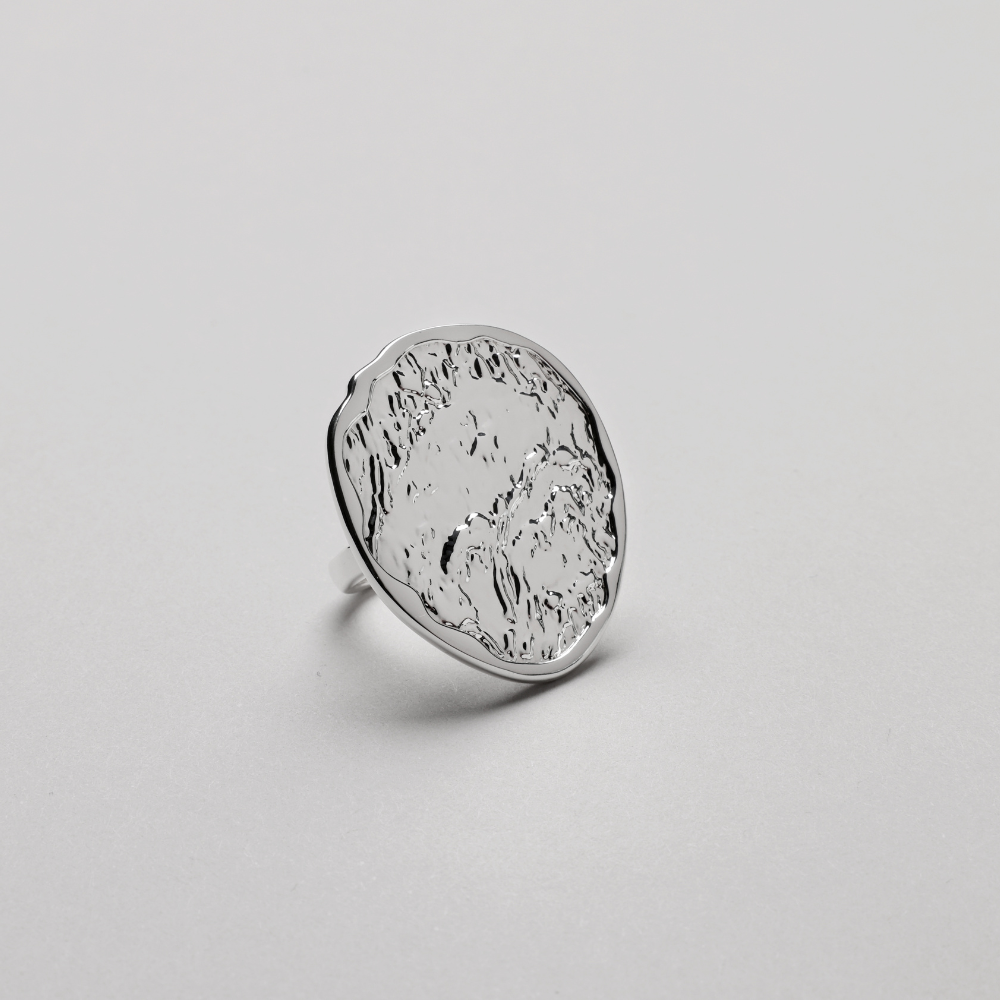 Bornholm Statement Ring i sølvfarve