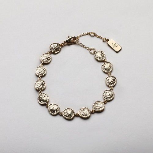 Bornholm Lenk Bracelet i guldfarve