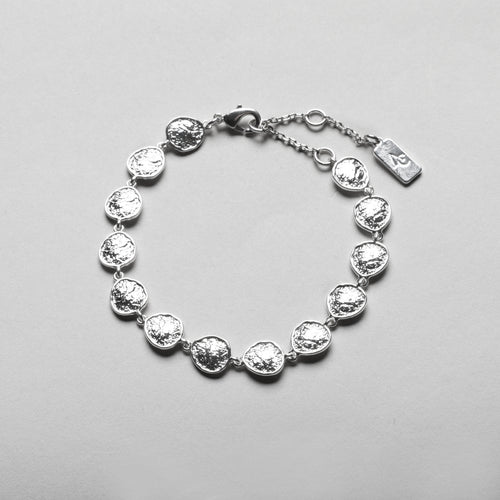 Bornholm Lenk Bracelet i sølvfarve