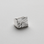 Fingerprint Signet Ring i sølvfarve