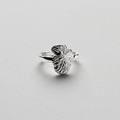 Fingerprint Ring i sølvfarve
