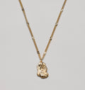 Fingerprint Necklace i guldfarve