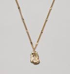 Fingerprint Necklace i guldfarve