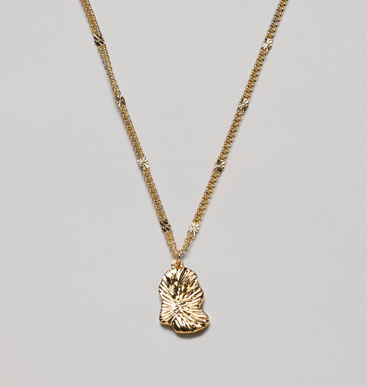 Fingerprint Necklace i guldfarve