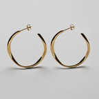 Ripple Hoop i guldfarve