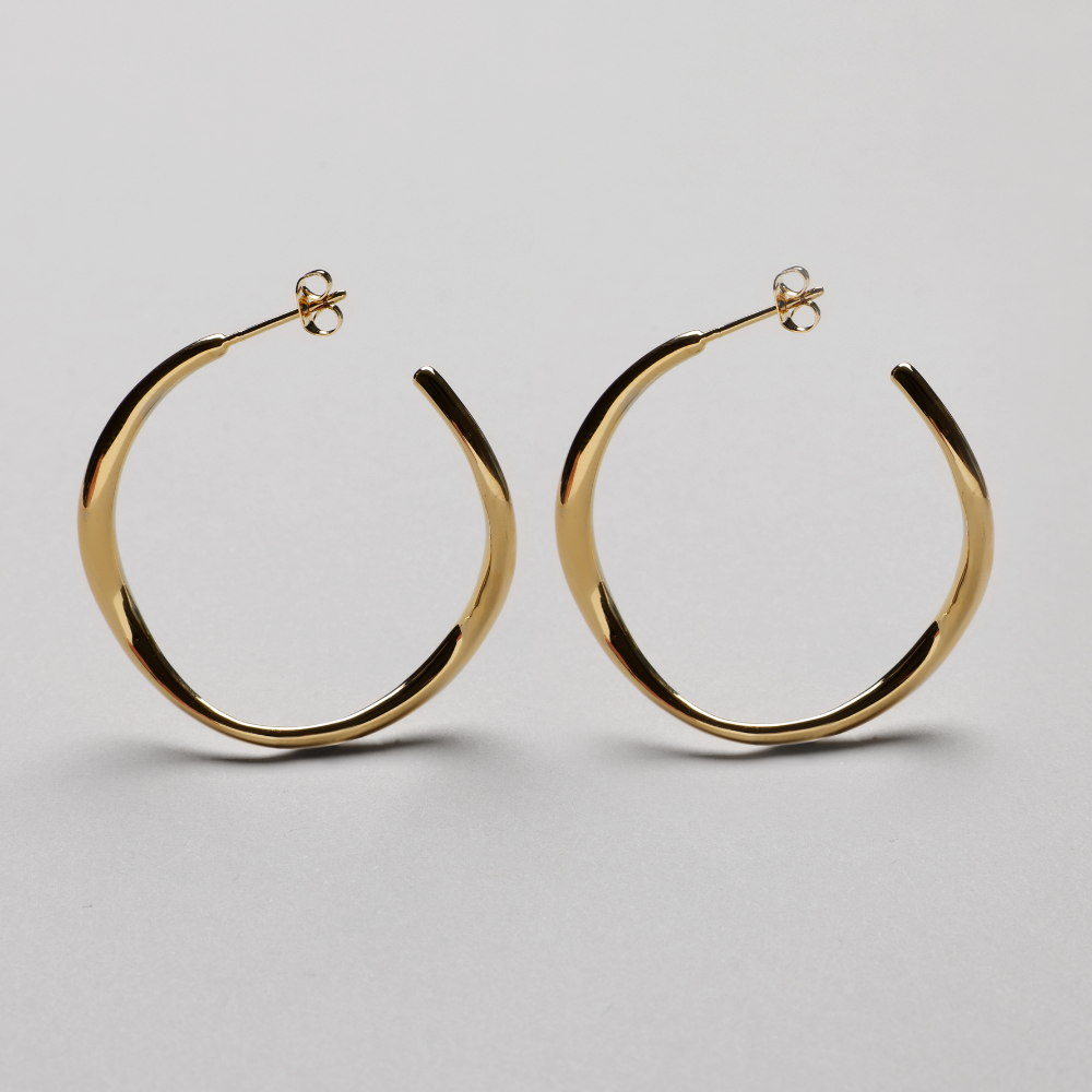 Ripple Hoop i guldfarve