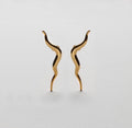 Ripple Climbing Earring i guldfarve
